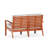 Buecker 53'' Wide Eucalyptus Loveseat with Cushions-2057318499-2057318498