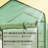 Small Portable Greenhouse with Adjustable Shelves and Reinforced Cover for Plant Protection and Easy Access-123679320