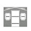 Lit mezzanine simple avec échelle-219134232