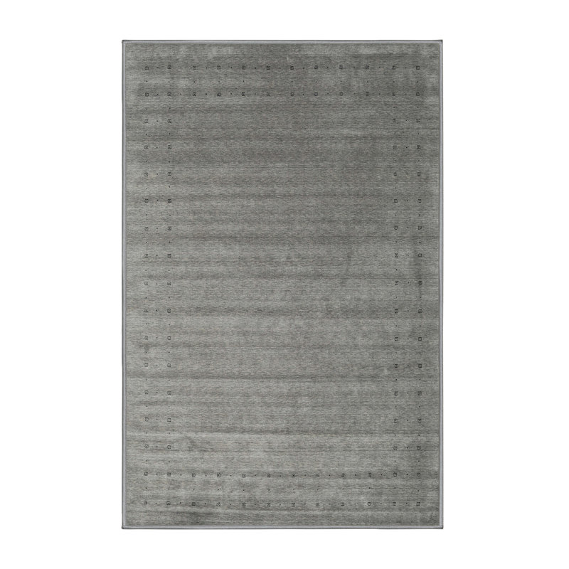 Tapis noir/gris, Rectangle 5 pi x 7 pi