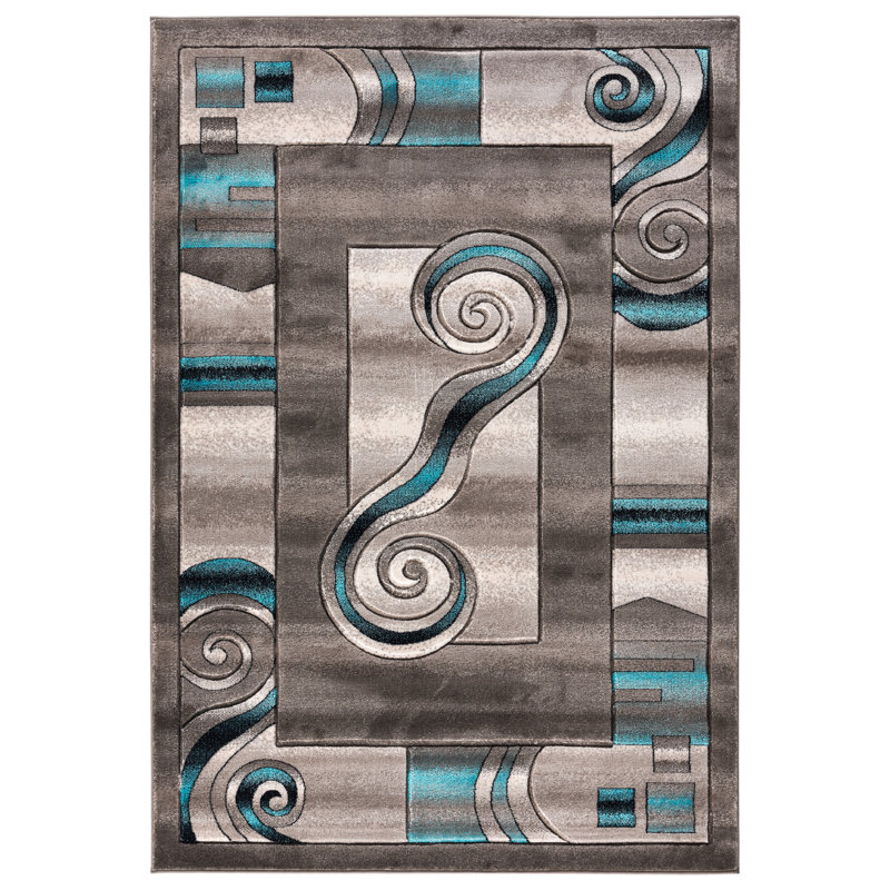 Adonia Abstract Indoor Rug, Rectangle 5'2" x 7'5"