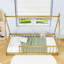 Twin Wood Tent-Shaped Teepee Bed With Guardrails-207594427