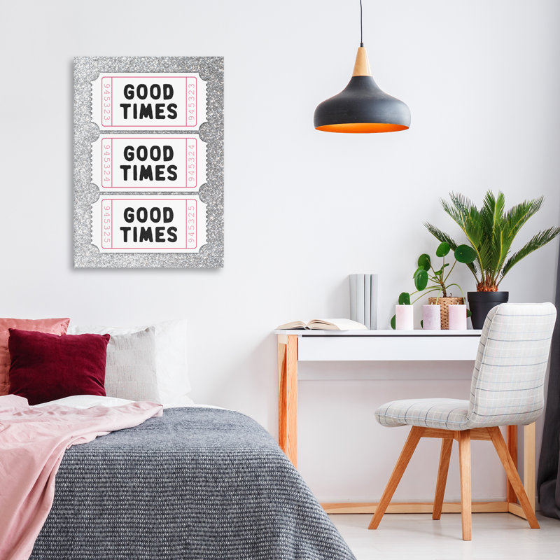 Toile Good Times, H 24 po x l 16 po