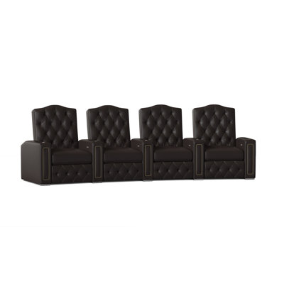 Regal HR Series Upholstered Power Reclining Home Theater Seating with Cup Holder