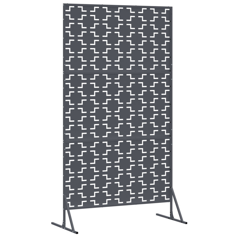 Vidaxl Fence Panel Single Panel Durable, Anthracite