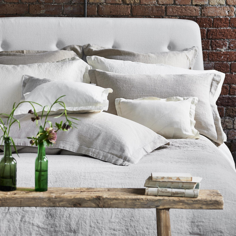 Biella Ivory Sham , Queen