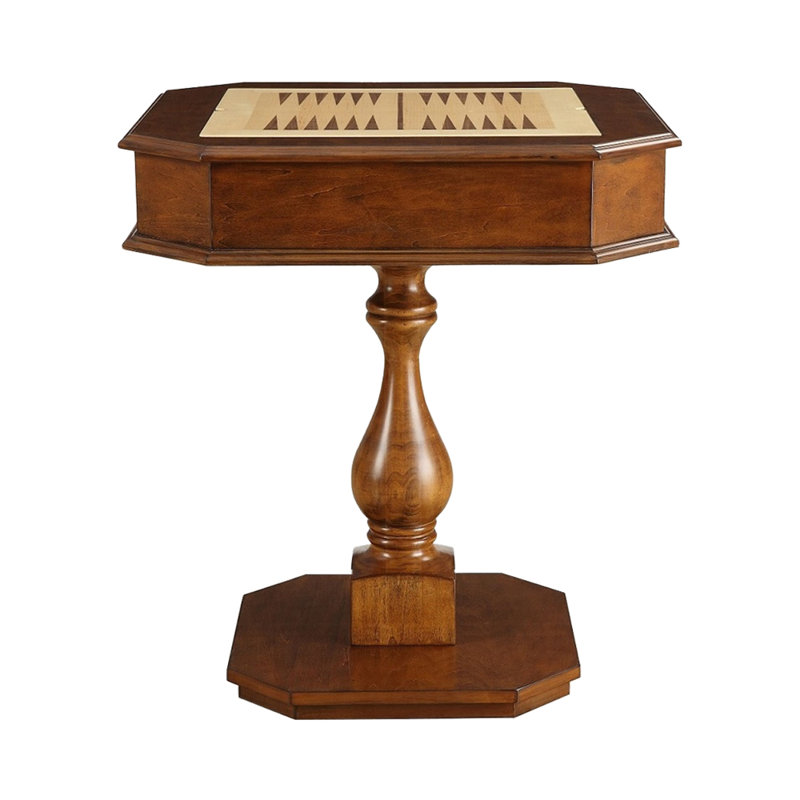 A&J Homes Studio 28.4'' L Game Table, Cherry