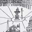 Papier peint Views of Paris