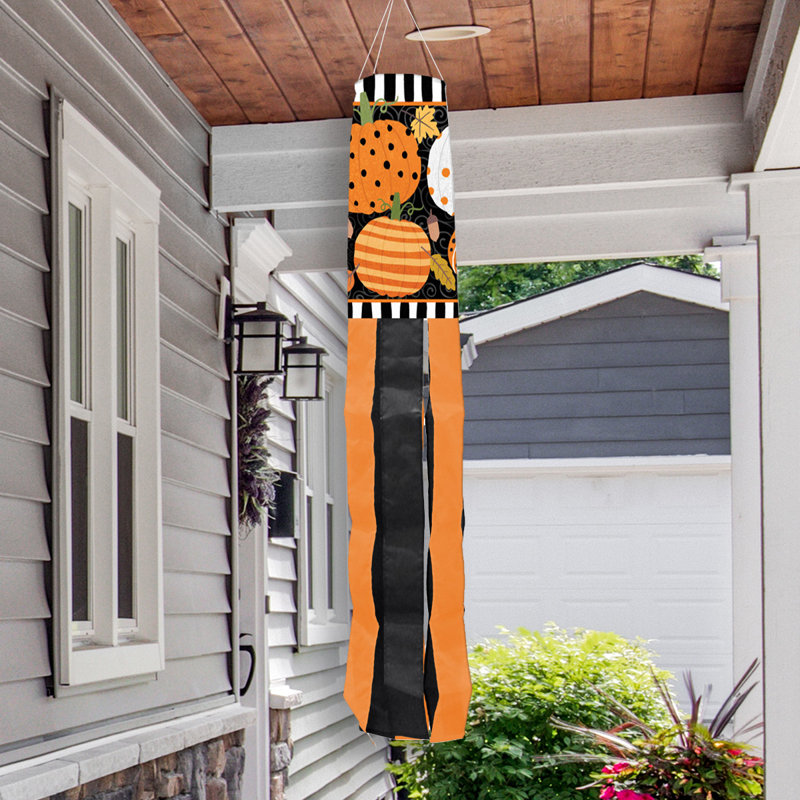 Fall Celebration Pumpkins Windsock