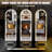 Arched LED Metal Floor Mirror-1376000611