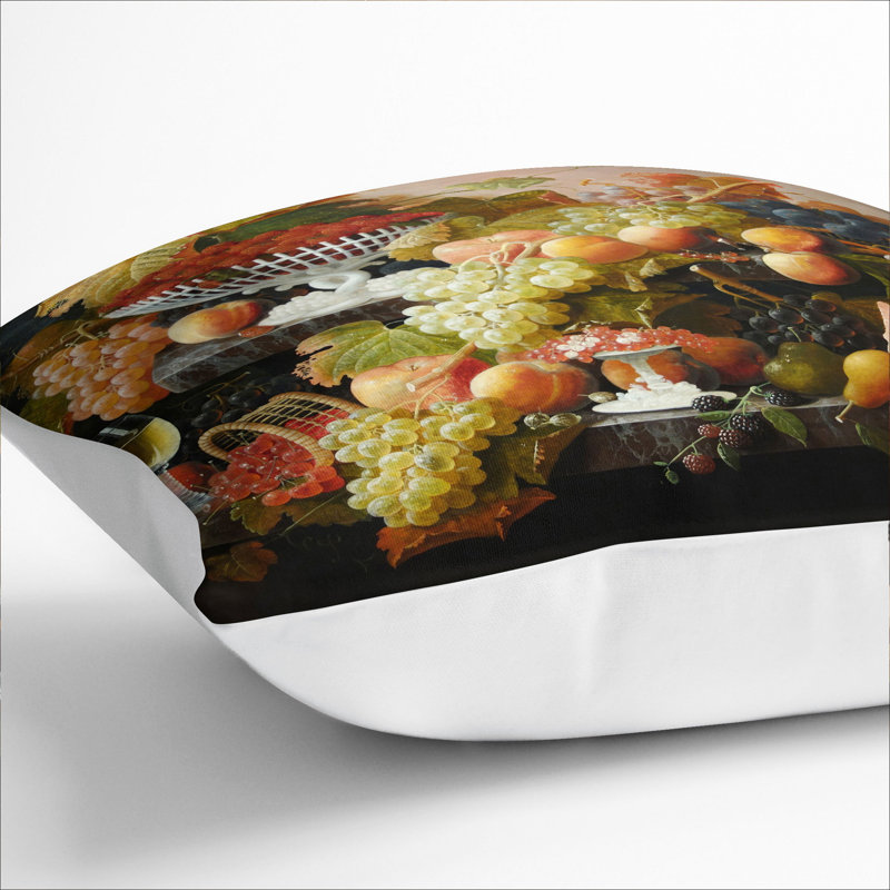 Square Cushion, 40cm H x 40cm W x 15cm D, White