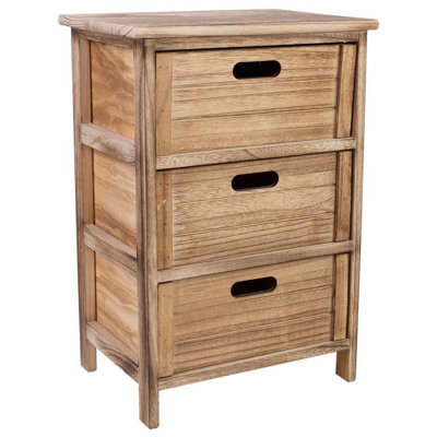 Lovingston 40cm W 3 - Drawer Chest of Drawers