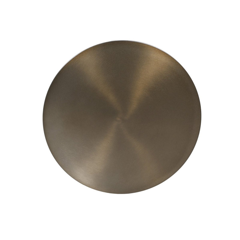 Jocelyn End Table, Dark Brass