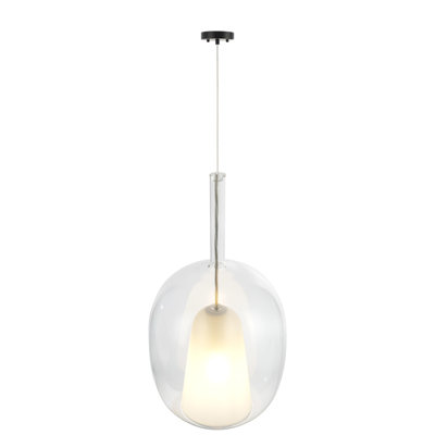 Dusk Pendant - Black - Clear
