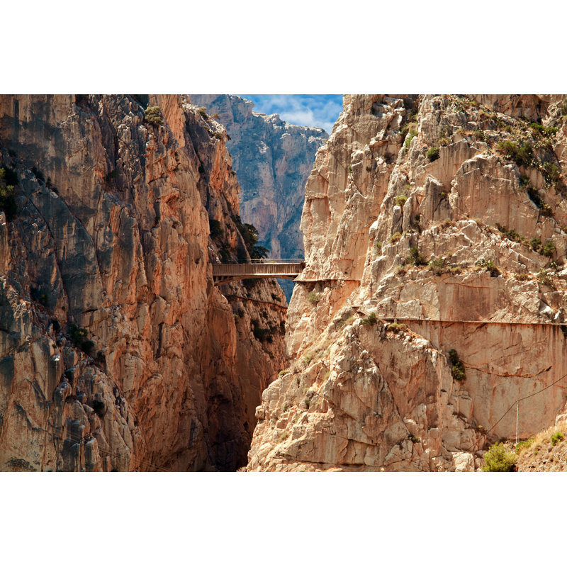 Alay El Caminito Del Rey - Photographie sur toile tendue, H 12 po x l 18 po