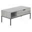Table basse, L 42 po, rectangulaire, cocktail, plateau relevable, gris, métal, contemporain, moderne-87844862