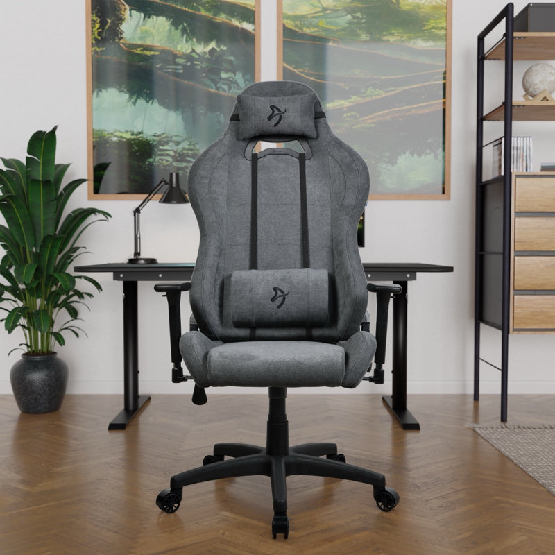 Arozzi Torretta Soft Fabric Office & Gaming Chair - Ash, Gray