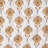 Woodstock White Tan Floral Fall Leaves Print Classic Reversible Cotton Quilt Set-1267054725