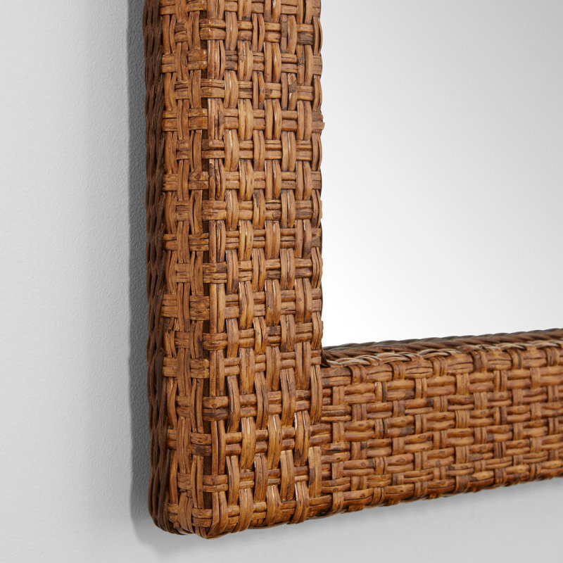 Freeport Rectangle Wicker Mirror