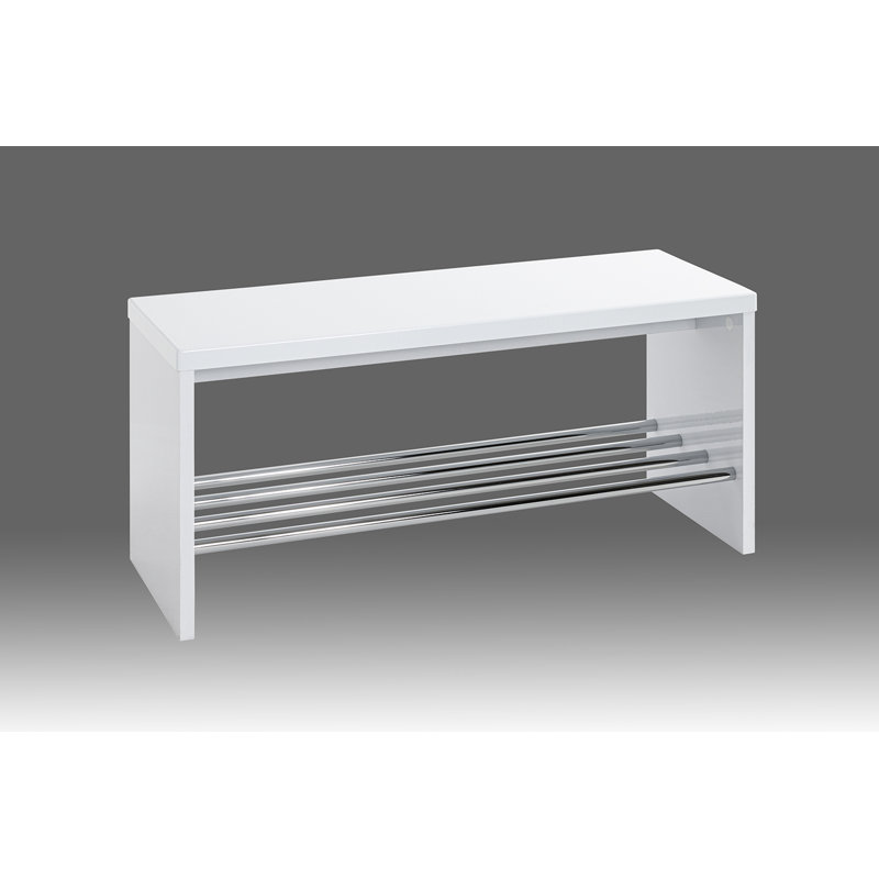Bargo Storage Bench, White