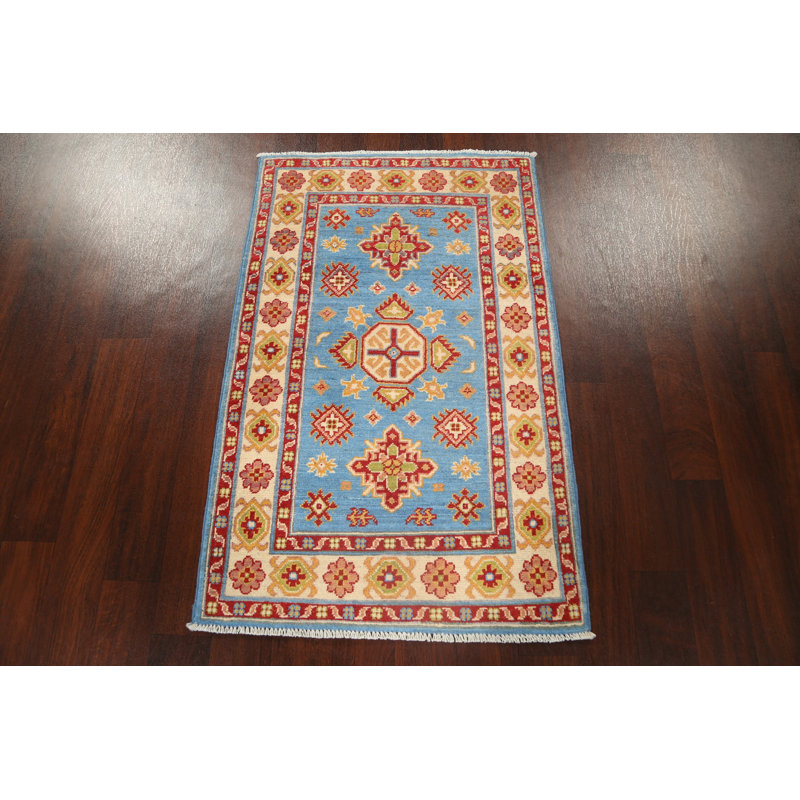 One-of-a-Kind 2'7" X 4'2" New Age Wool Area Rug in