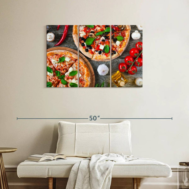 Yarlin Homemade Pizza, 24" H x 38" W