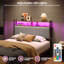Tête de lit avec rangement et tête de lit en métal avec station de charge DEL et port USB-909688272-909688277