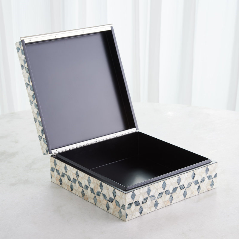 Handmade Decorative Box, 4.5" H x 13" W x 13.25" D