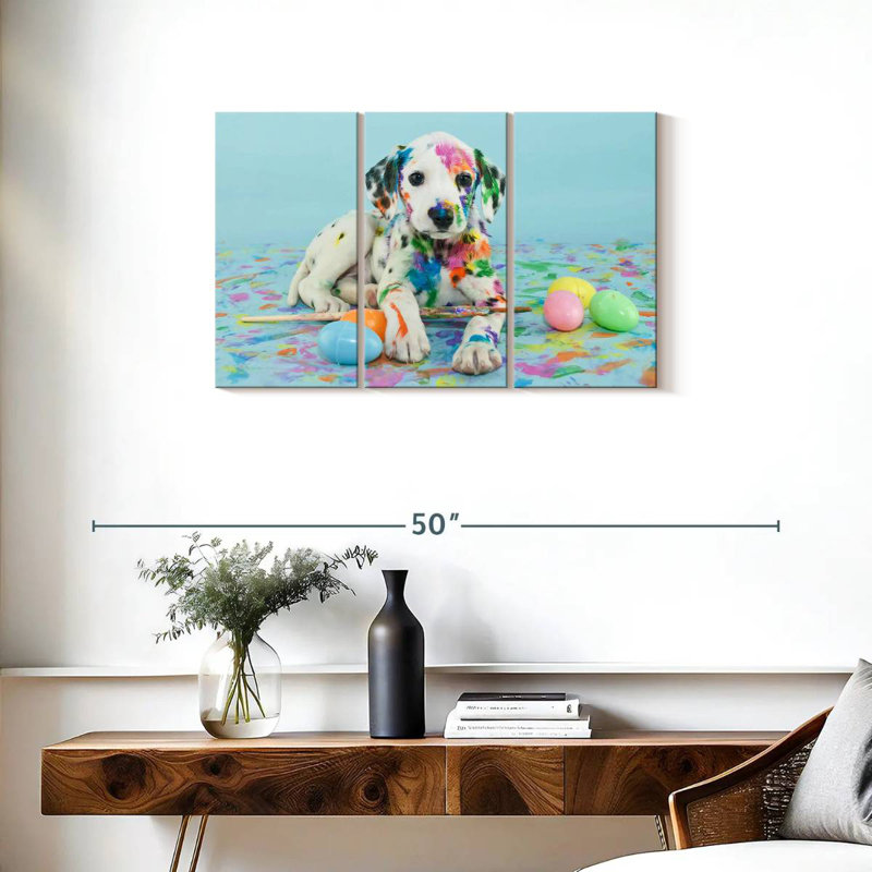 Brampt Easter Dalmatian Puppy, 20" H x 33" W