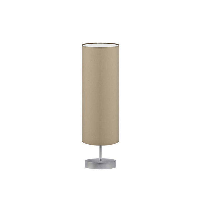 Sydney Metal Table Lamp, Beige, Silver