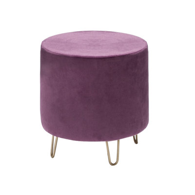 Pelluru 15.7" Wide Round Footstool Ottoman