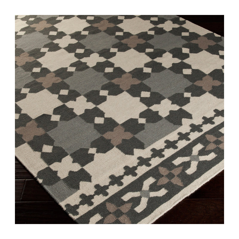 Kramer Wool Geometric Indoor Rug, Rectangle 3'6" x 5'6"
