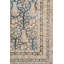 Tapis unique bleu / brun 14 pi 1 po x 22 pi 2 po Agra