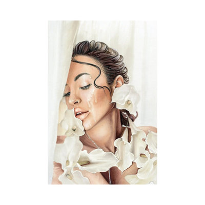 Yulia 1 Piece Wrapped Canvas Painting