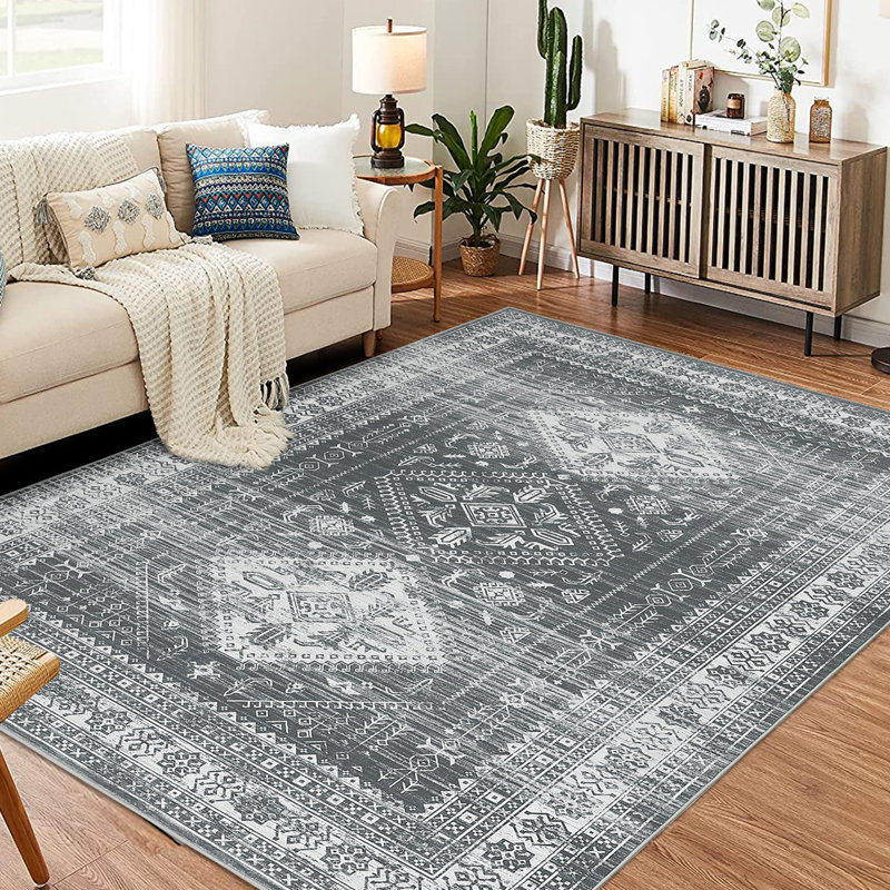 Tapis de salon rectangulaire Bernaldino, Rectangle 5 pi x 7 pi