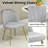 Velvet Upholstered Stacking Side Chair-748664327