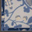 Tapis floral bleu / gris intérieur / extérieur Floral-537295524