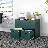  2 Drawer File Cabinet with Lock, Green Metal Filing Cabinets,Vertical Locking File Cabinet Fit Hanging Files, Letter,File Box and A4 Documents-398528734