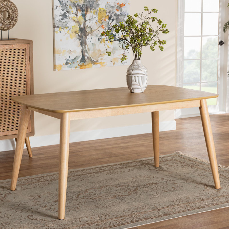 Chanlee Dining Table, Natural Oak