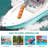 Balconera Orange Green 3 Layer Foam Floating Mat-99997861-99997862