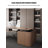 Practical Large Desk with 3 Drawers and Asymmetrical Base-1052262985