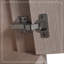 Meuble-lavabo autoportant de 30 pouces avec lavabo en céramique blanche et 2 portes d'armoire à fermeture en douceur