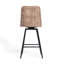 Swivel Yes Chenille Bar Stool-1362592455