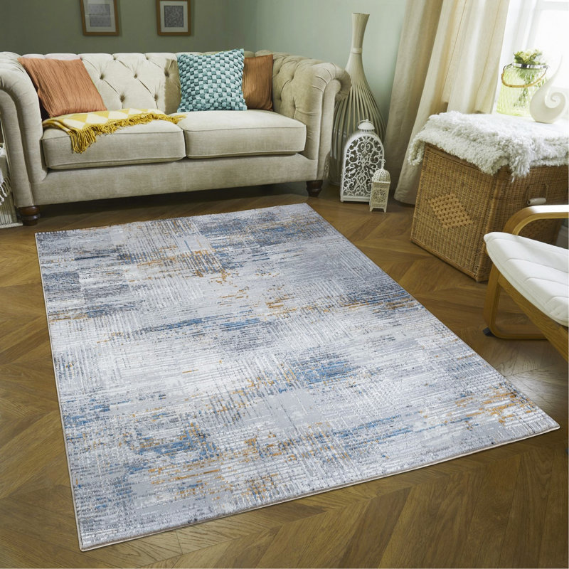 Tapis multicolore, Rectangle 7 pi 10 po x 9 pi 10 po