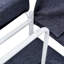 Lit pliant haute éponge avec bureau ajustable - gris pour utilisation en métal