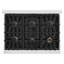 ZLINE 36" Porcelain Gas Stovetop in Fingerprint Resistant with 6 Gas Burners-1744982570