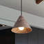 Mini-luminaire suspendu 1 lumière Aimili Hanrahan en noyer clair-889325706