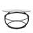 Dimitri Galaxy Tempered Glass Round Coffee Table-642250966