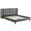 Grand lit plateforme tapissier Makenna par Modway-960202778