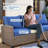 Sturgill 7-Piece Outdoor Patio Furniture Set With Stove-1961513658